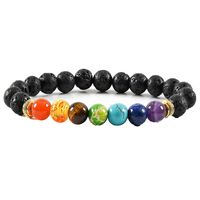 The Great Living Co Lava Rock Chakra Bracelet